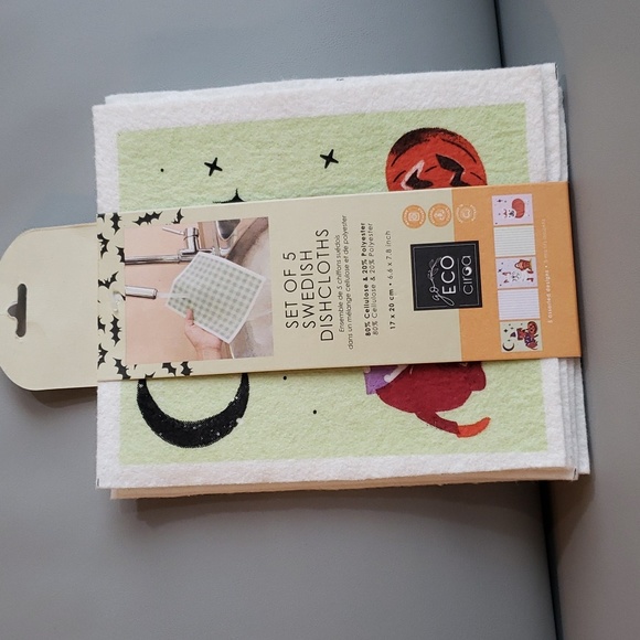 Set of 5 Swedish Dishcloths NWT - Picture 1 of 10